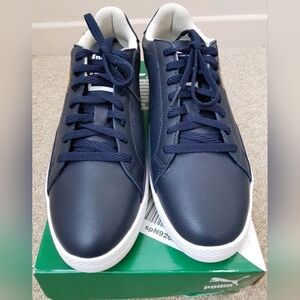 PUMA Match Lo Basic Sport Shoes Sneakers PEACOAT/ OATMEAL Women US 11 NEW W/ BOX